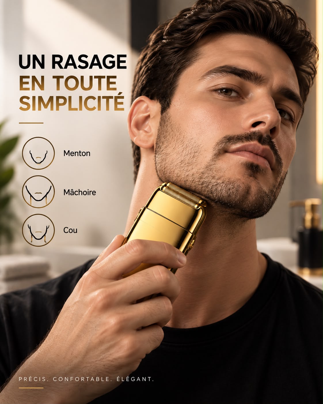 Rasoir Électrique Homme Premium